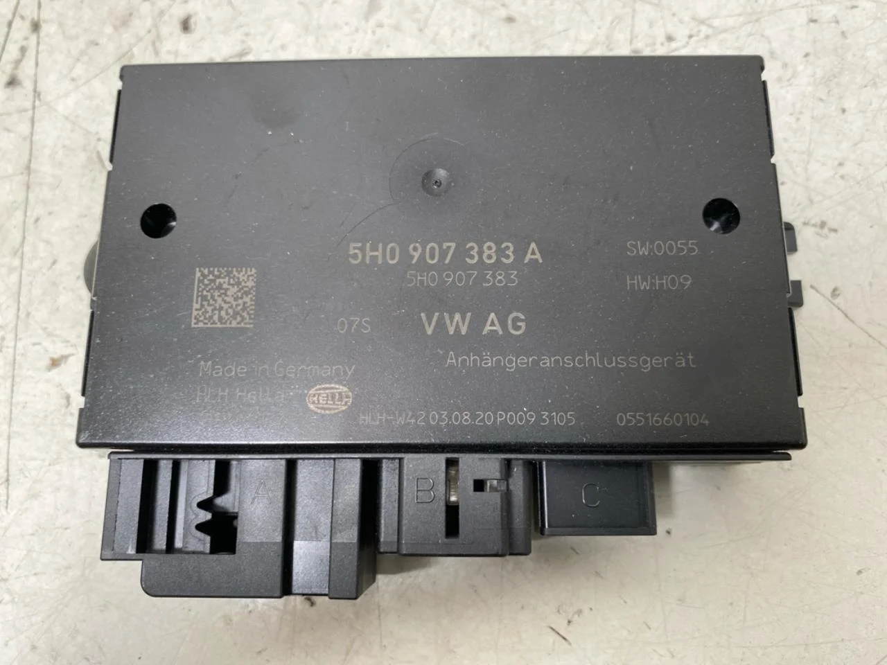Volkswagen ID.3 2021- Vezérlőegység, vonóhorog