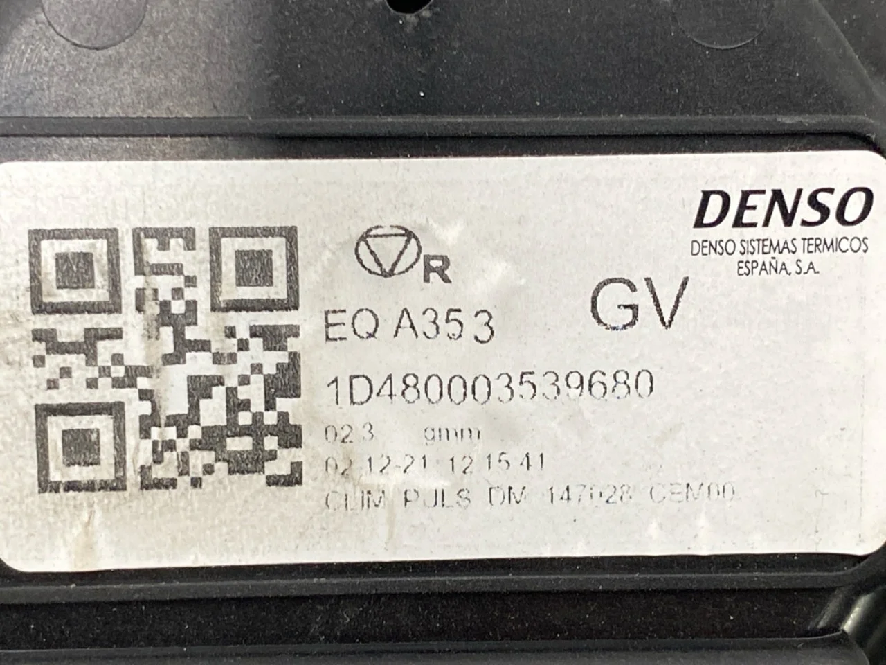 Opel / Vauxhall COMBO E 2019- Fűtésventilátor motor nézet 3