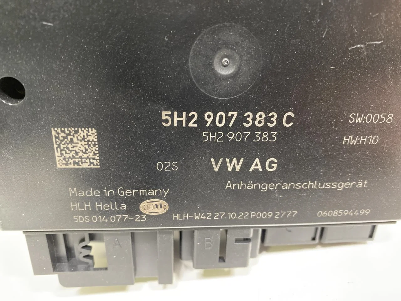 Volkswagen ID.5 2022- Vezérlőegység, vonóhorog nézet 3