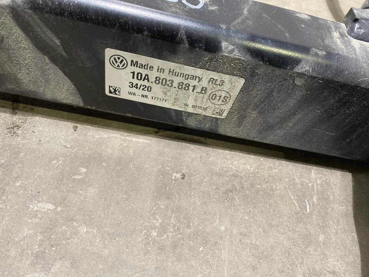 Volkswagen ID.3 2021- Tow bar view 2