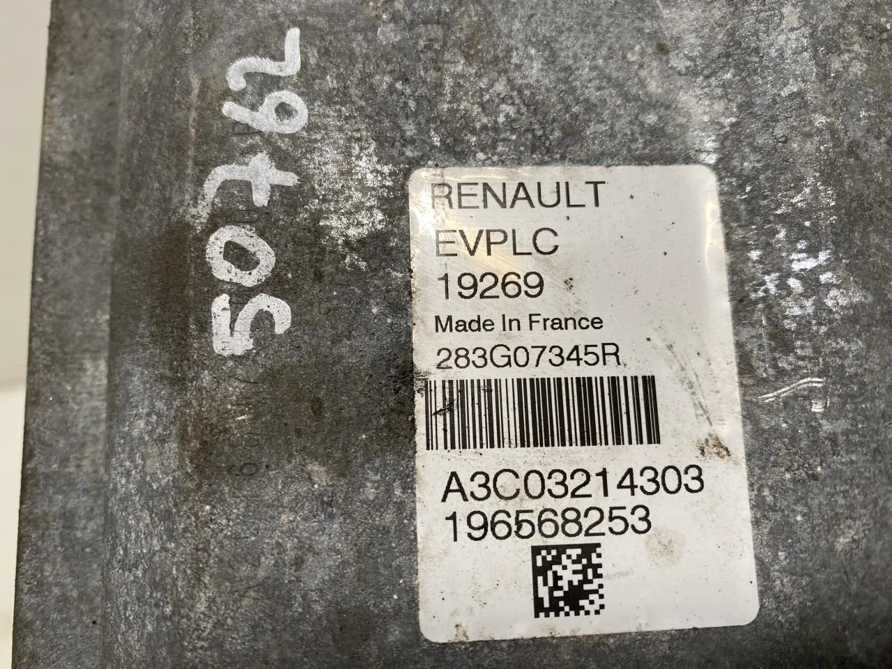 Renault ZOE/E- TECH 2013--> Vezérlőegység, befecskendezés (benzin) nézet 3