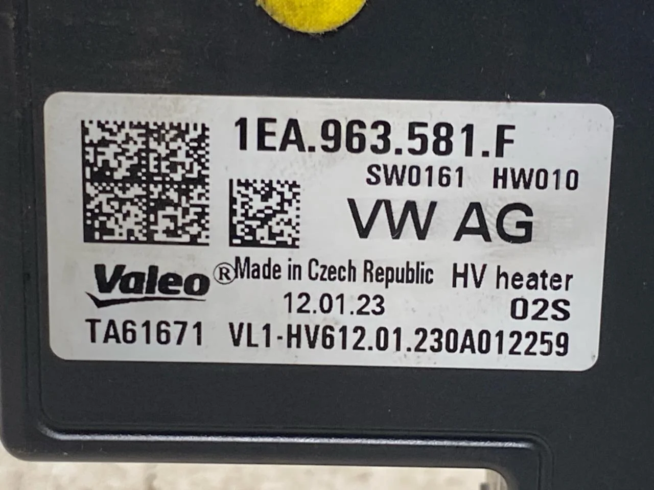 Volkswagen ID BUZZ/CARGO 2022- Fűtőradiátor, elektromos nézet 4