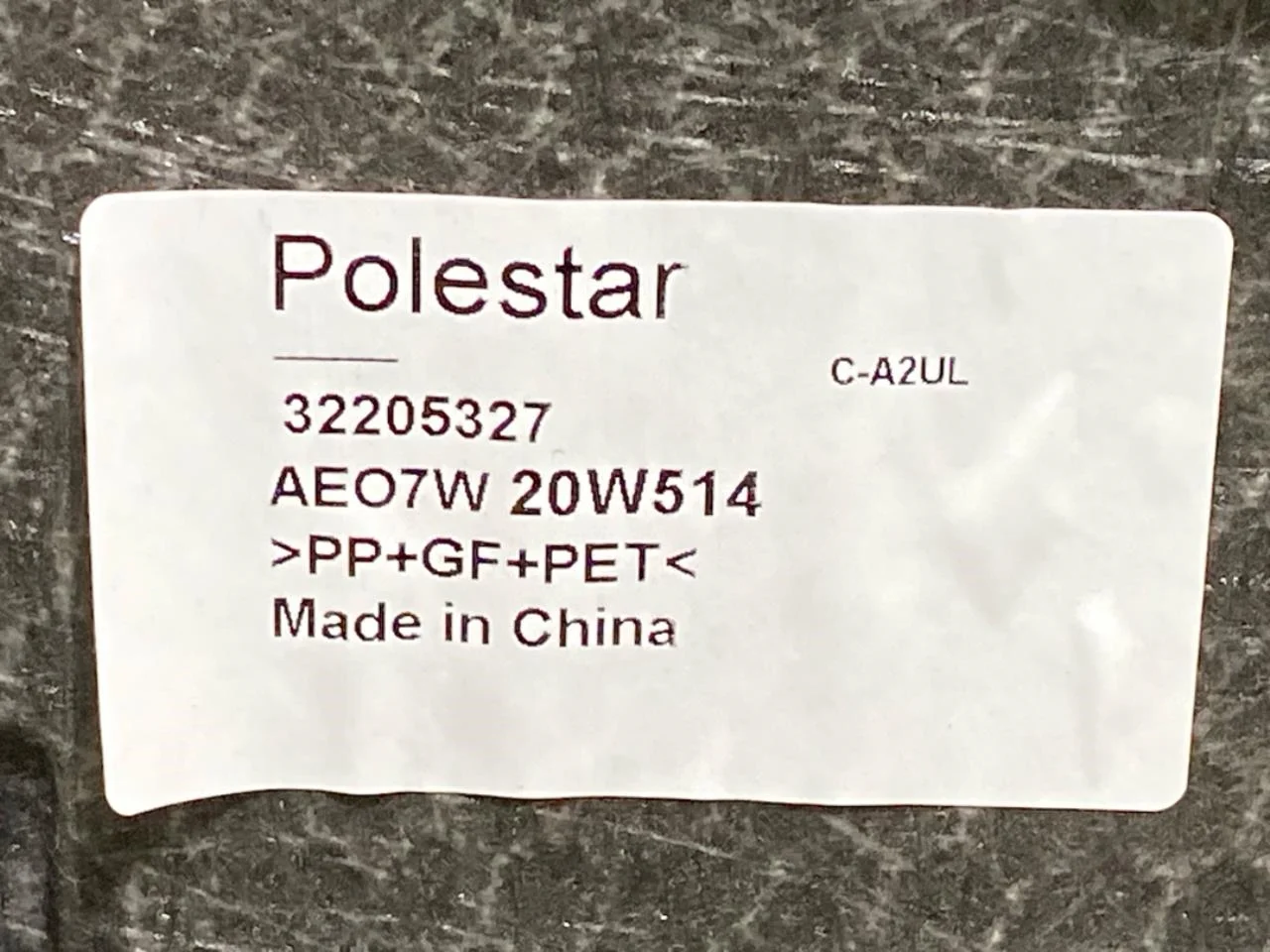 Polestar 2 2020- Raktérvédő szőnyeg / borítás nézet 4