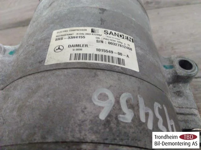 Mercedes B 180-200 W246/W242 2012-19 Klímakompresszor view 3