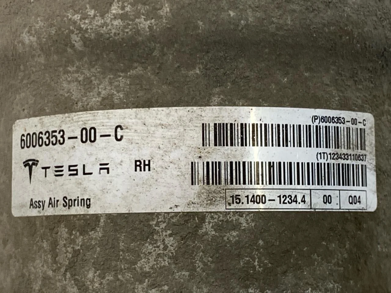 Tesla MODEL S 2013- Burduf pernă de aer / pernă pneumatică, reglaj nivel vedere 4