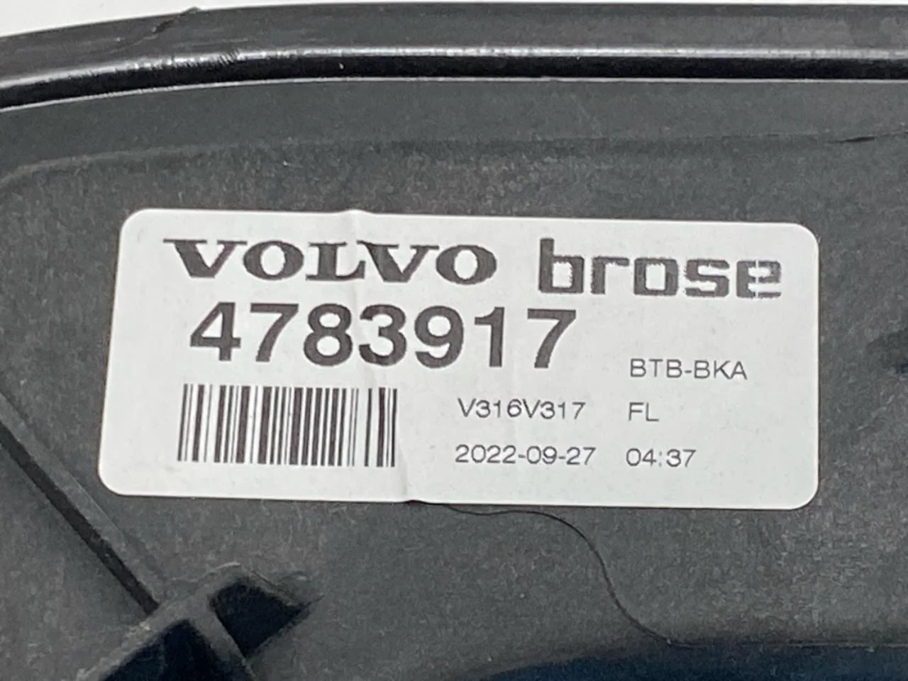 Volvo XC40/RECHARGE 2018- Electric window regulator, complete view 3