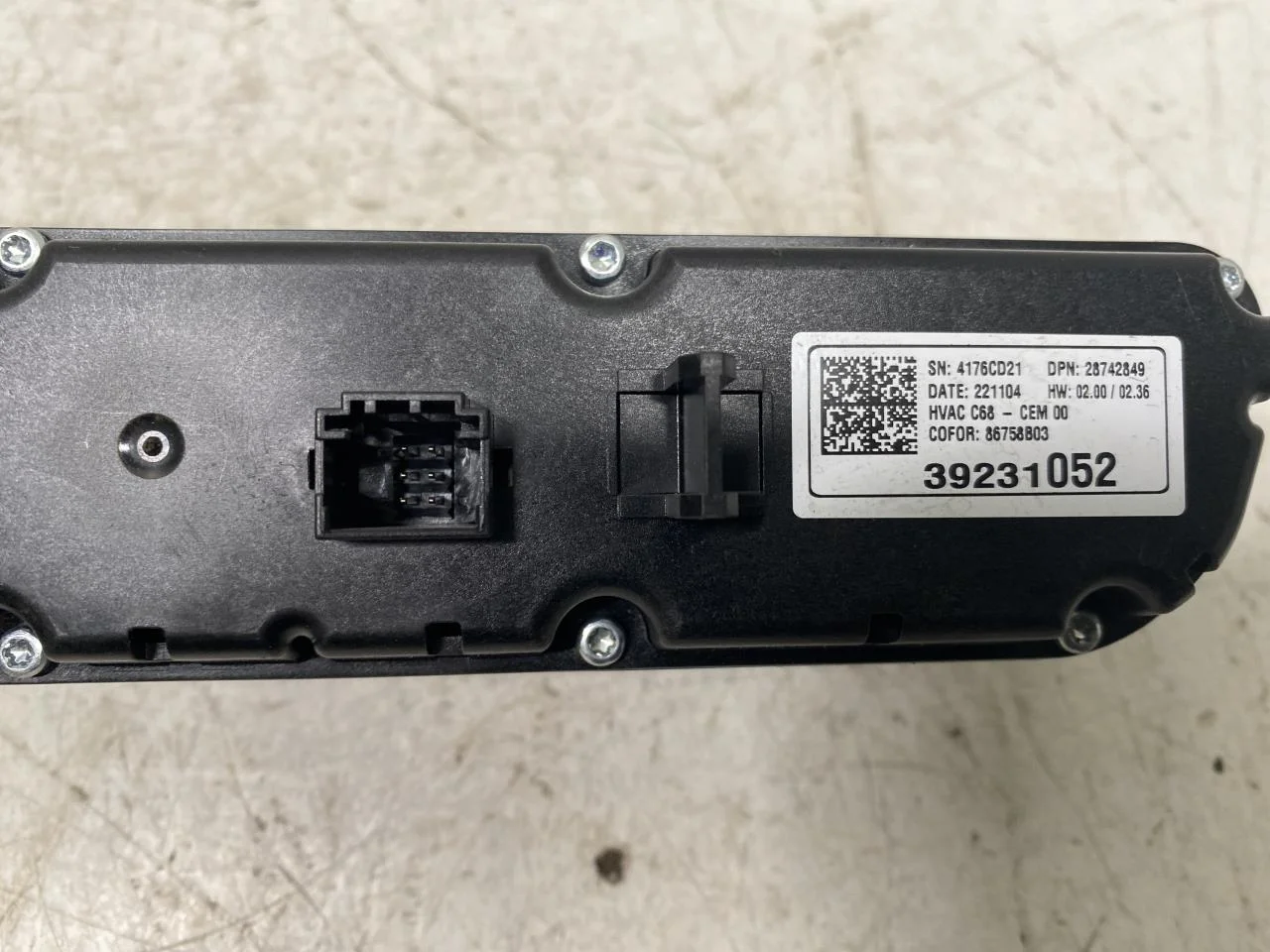 Opel / Vauxhall CORSA F 2020- Heater control unit view 4