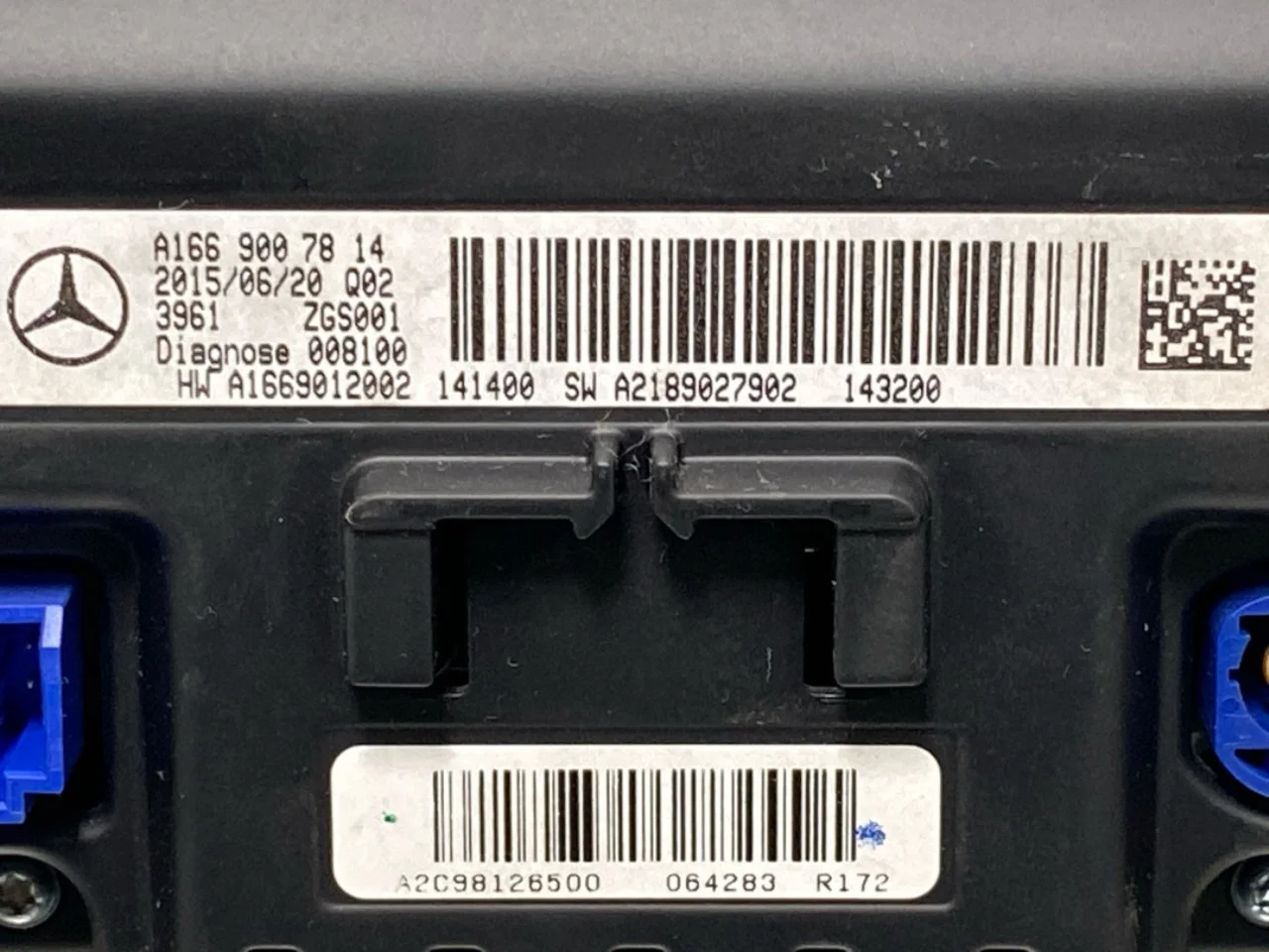 Mercedes B 180-200 W246/W242 2012-19 GPS navigation view 3
