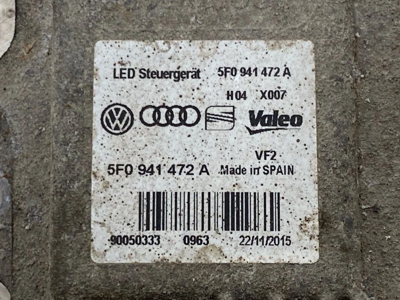 Volkswagen GOLF, E-GOLF VII 2013-20 Vezérlőegység, egyéb nézet 3