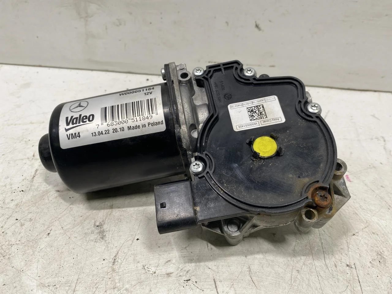 Mercedes V W447//W640/W448 2014- Ablaktörlő motor, szélvédő