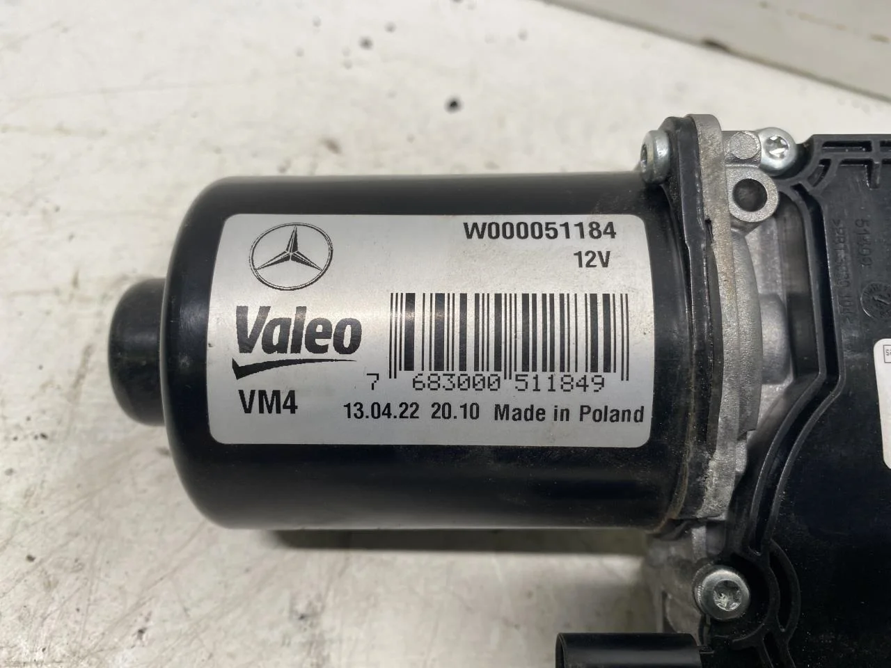 Mercedes V W447//W640/W448 2014- Motor ștergător parbriz vedere 2