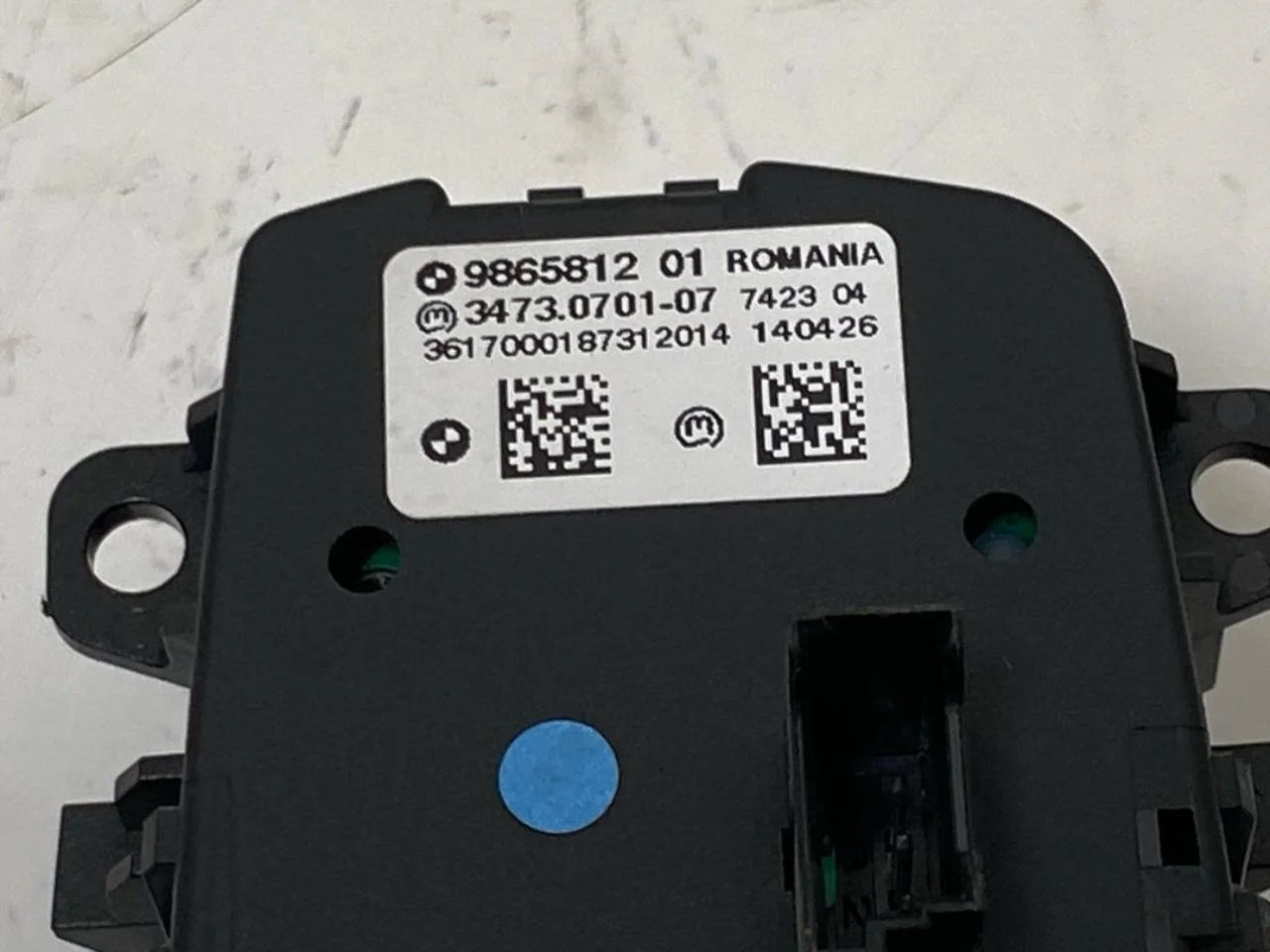BMW I3 I01 2013-22 Headlight switch view 3