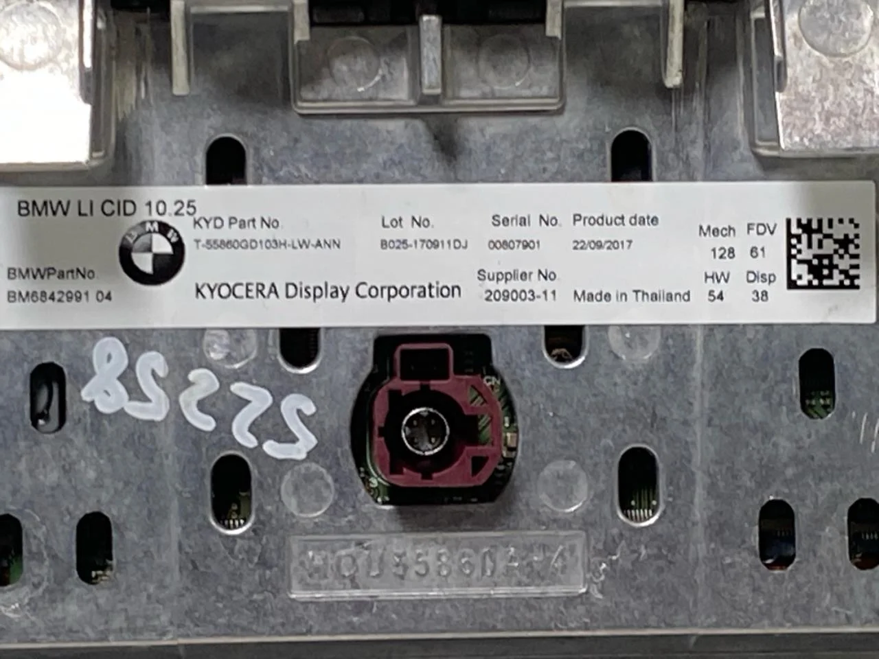 BMW I3 I01 2013-22 GPS navigáció nézet 3