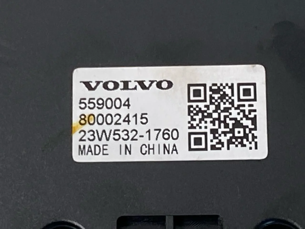Volvo EX30 2024- Ablakemelő kapcsoló nézet 3