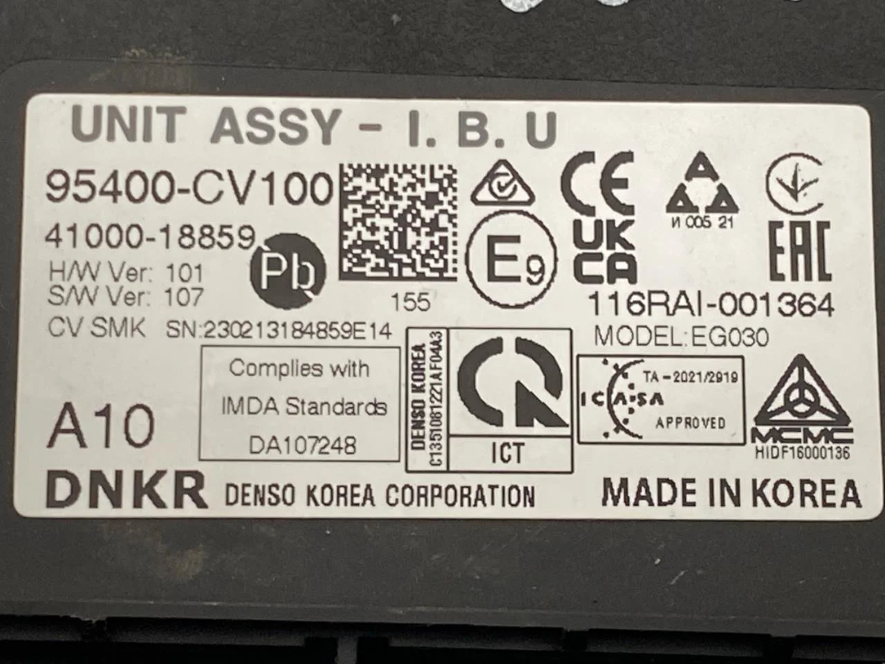 Kia EV6 2022- Vezérlőegység, klíma nézet 3