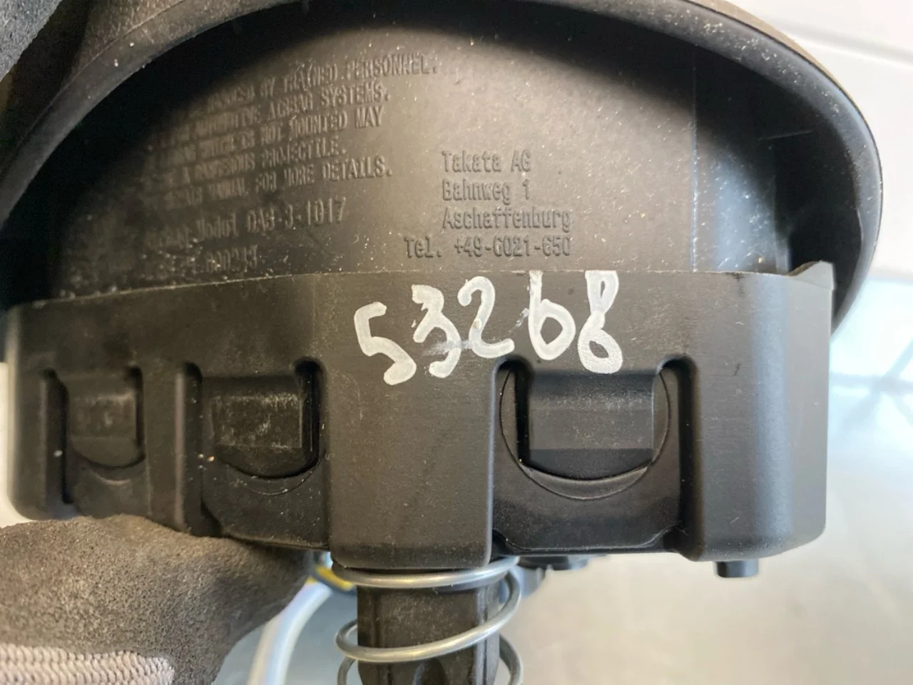 Mercedes B 180-200 W246/W242 2012-19 Légzsák, kormánypárna nézet 4