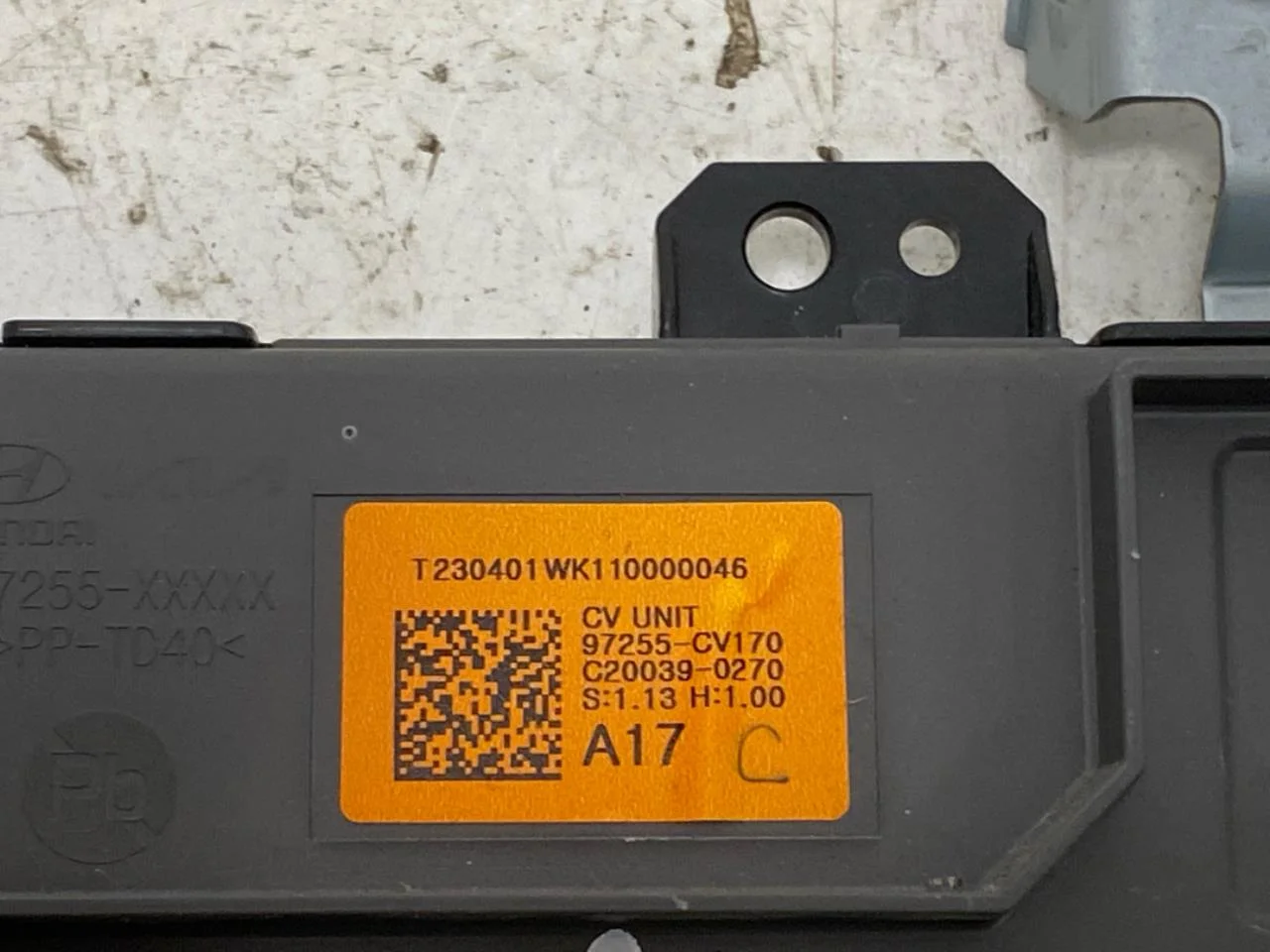 Kia EV6 2022- Vezérlőegység, klíma nézet 3