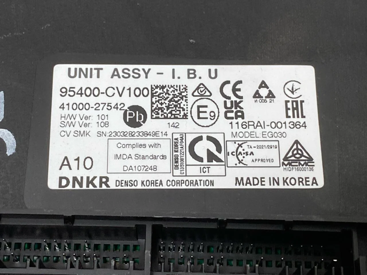 Kia EV6 2022- Vezérlőegység, klíma nézet 3
