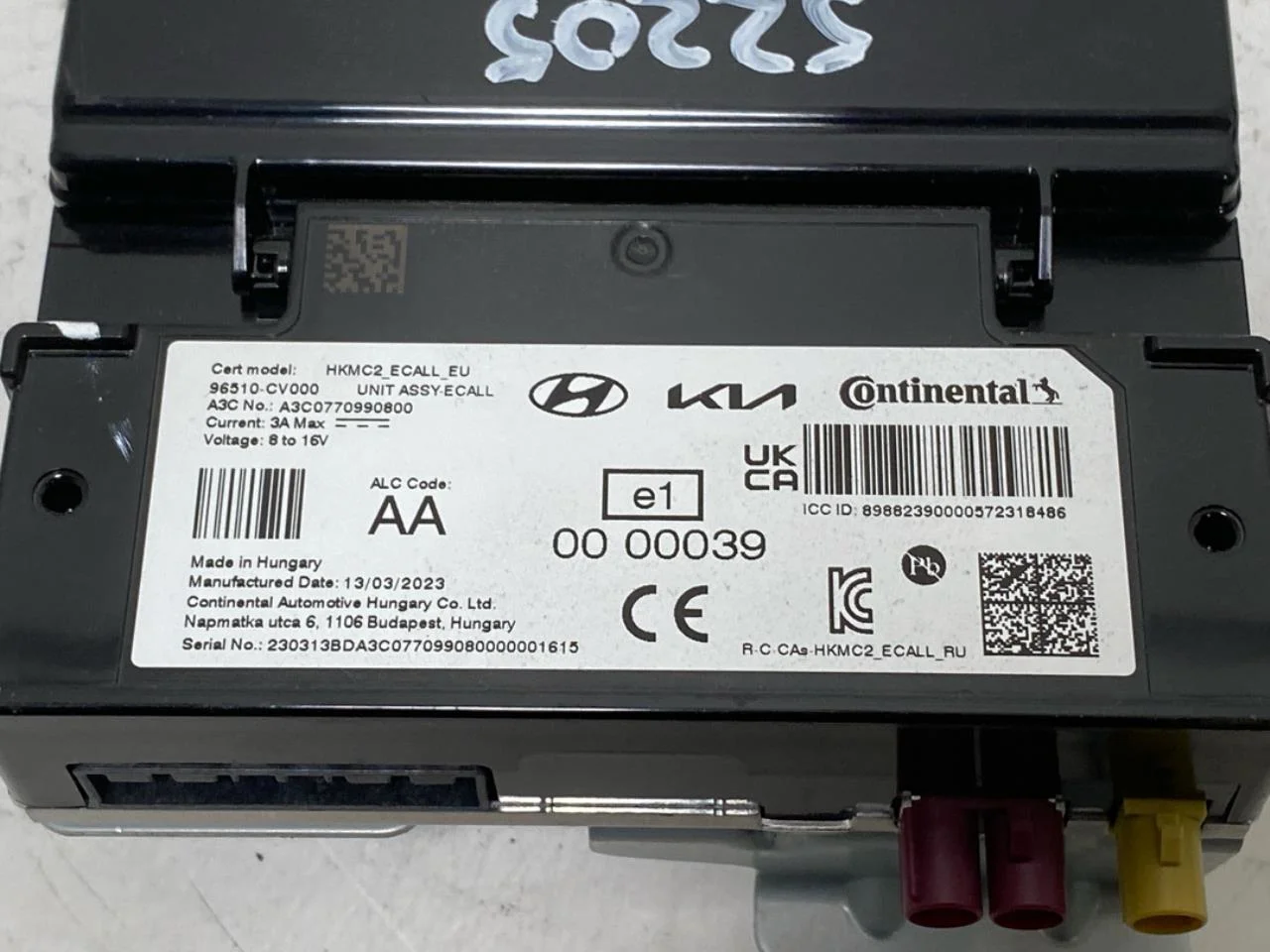 Kia EV6 2022- Vezérlőegység, egyéb nézet 3