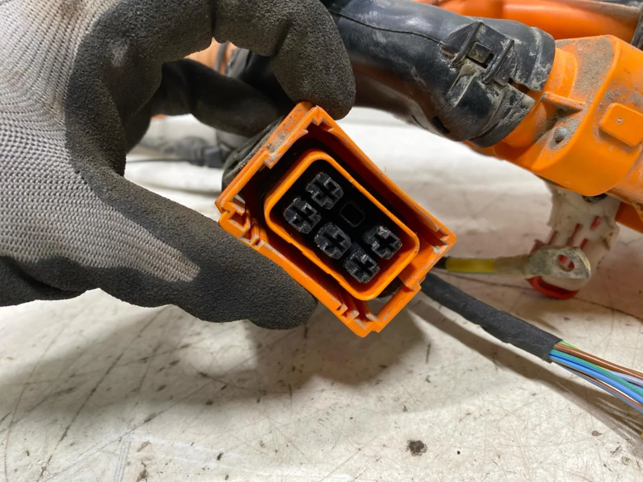 Audi Q4 E-TRON FZ 2021- Wiring harness, high voltage view 3
