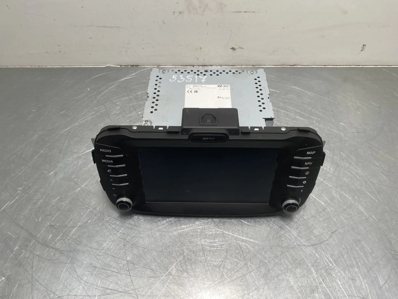 Kia SOUL 2009- GPS navigáció nézet 2