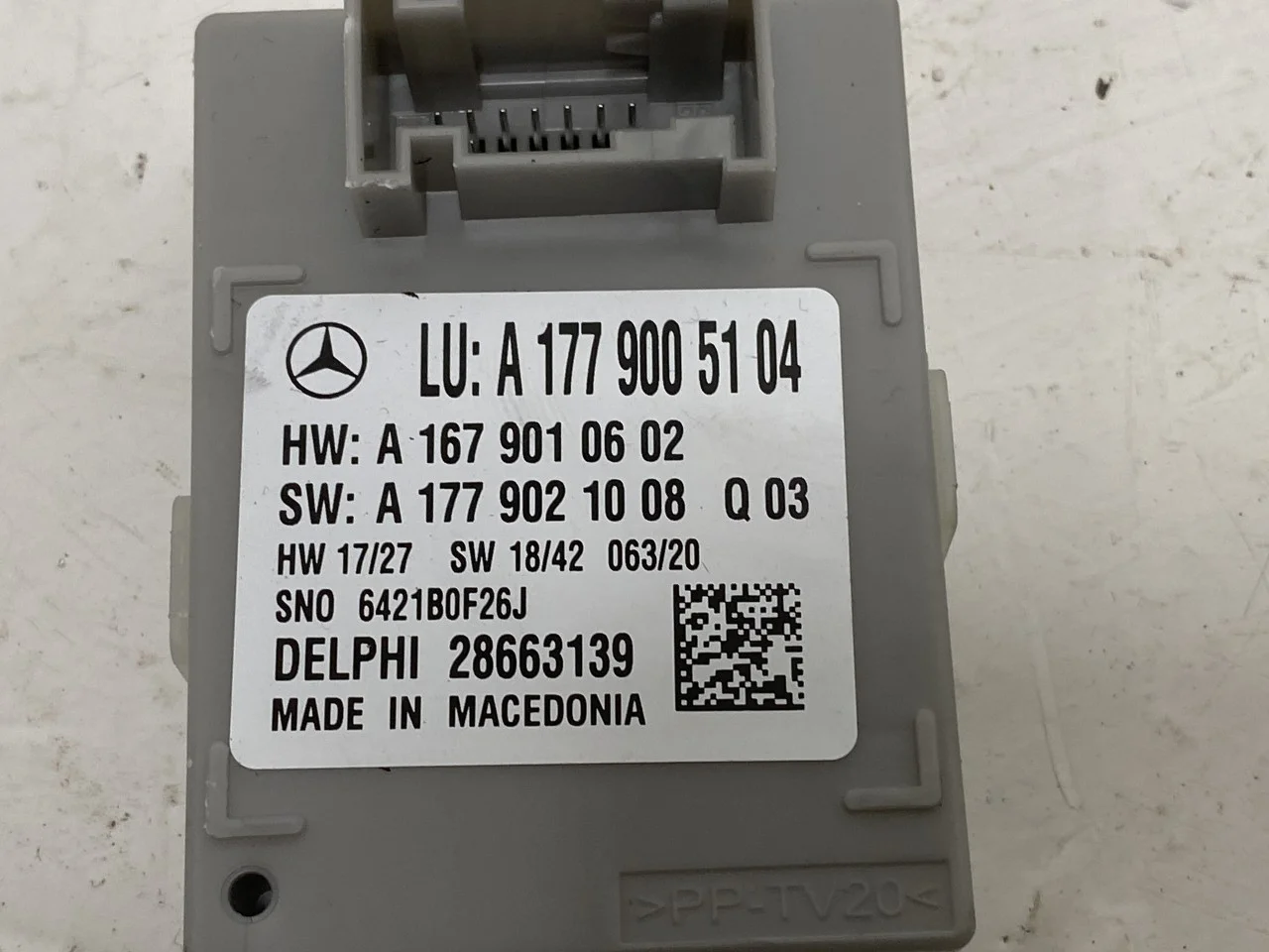 Mercedes EQC 2020- Vezérlőegység, egyéb nézet 2