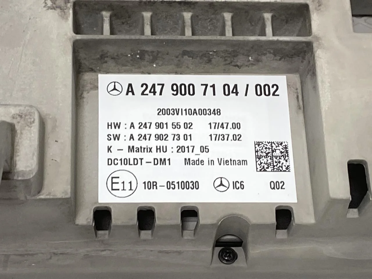 Mercedes EQC 2020- Műszeregység, kombinált / komplett nézet 3
