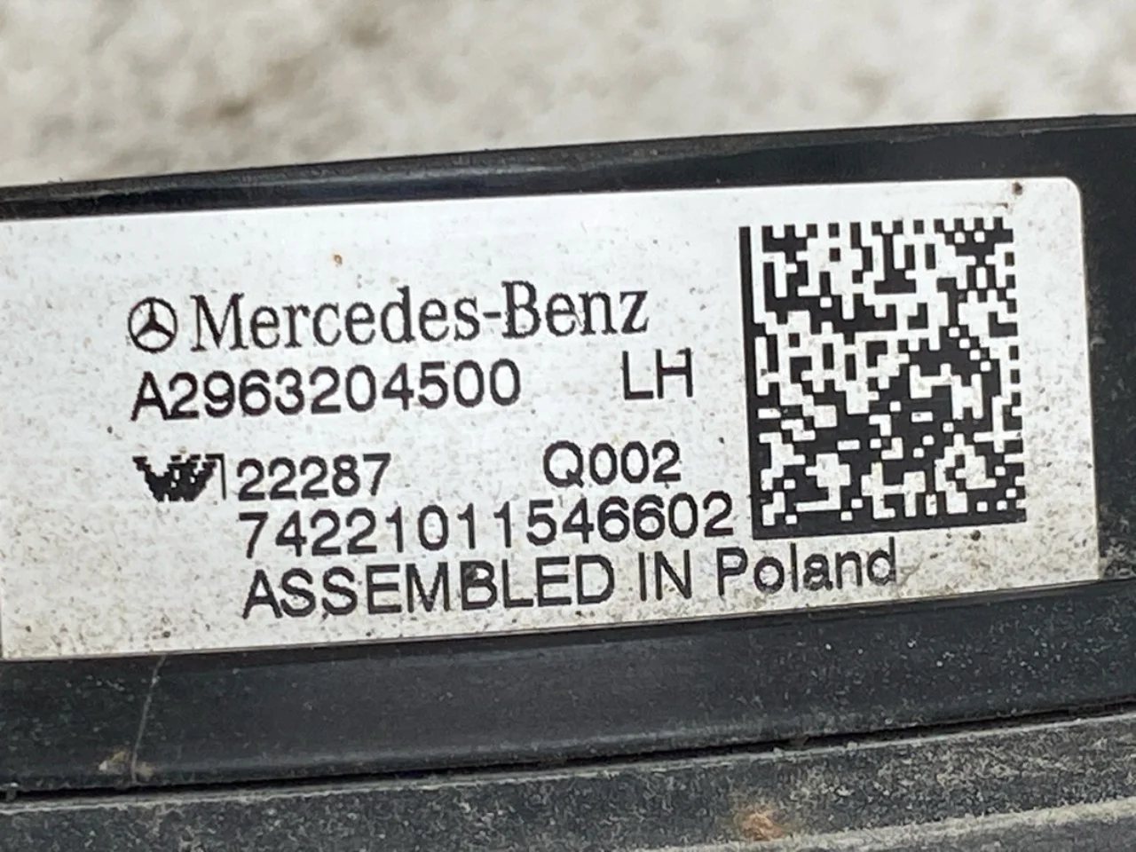 Mercedes EQS SUV X296 2022- Burduf pernă de aer / pernă pneumatică, reglaj nivel vedere 4