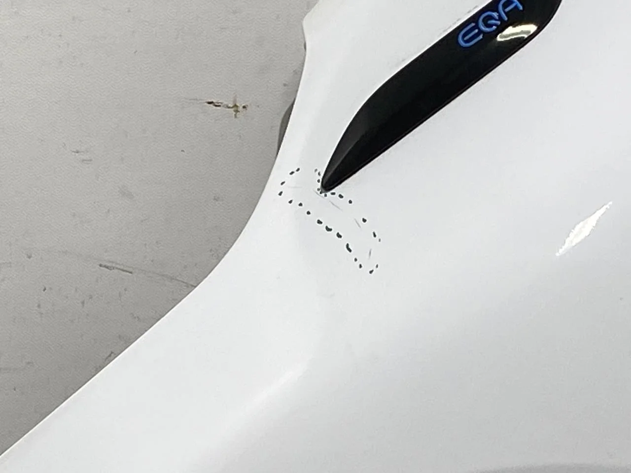 Mercedes EQA H243 2021- Front left fender view 3