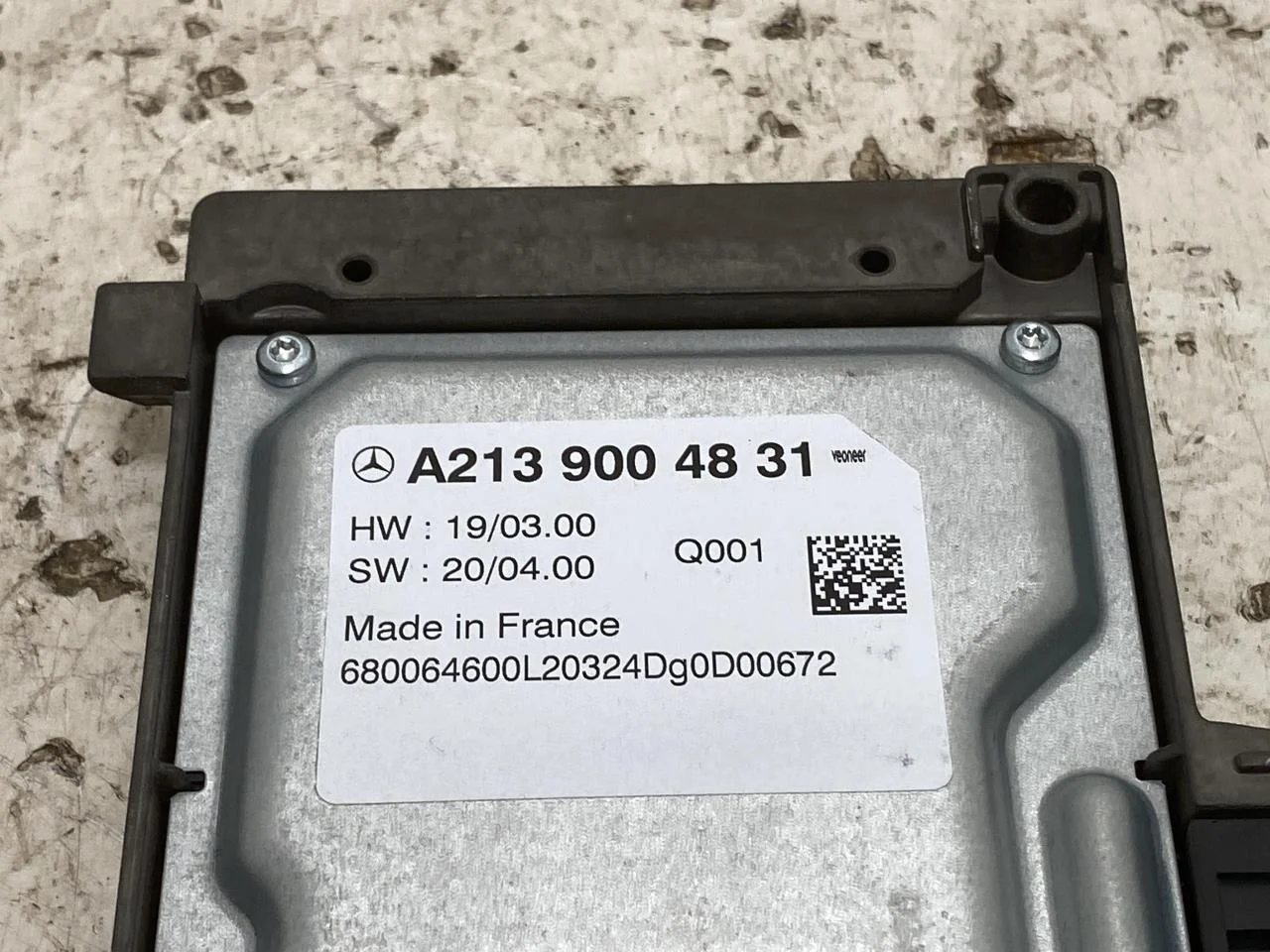 Mercedes EQC 2020- Tempomat (adaptív) érzékelő nézet 2