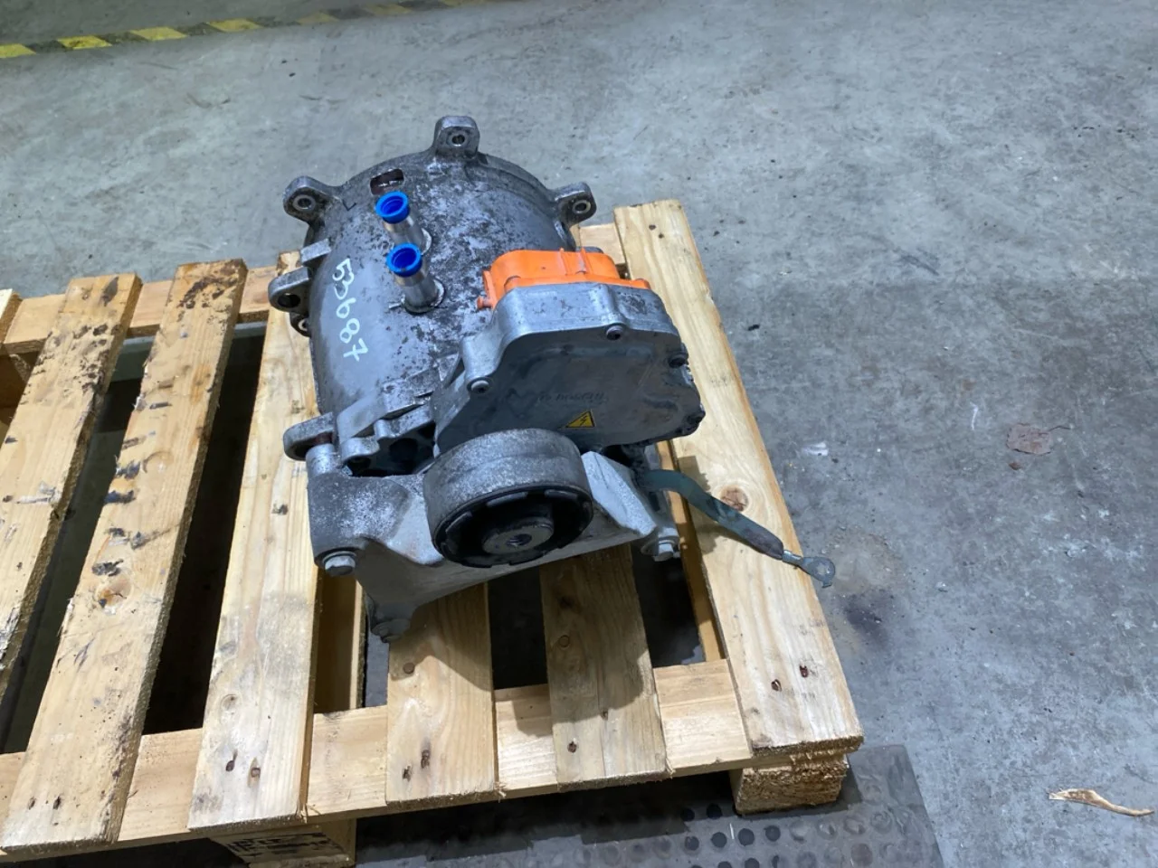 Fiat 500 2007->>24 Elektromos motor, első nézet 4