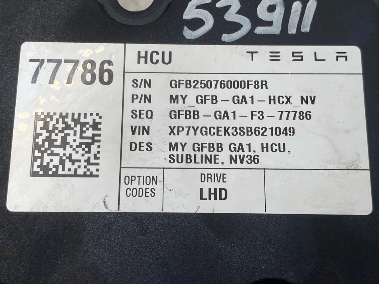 Tesla MODEL Y 2021- ABS hidraulika egység (tömb) nézet 3
