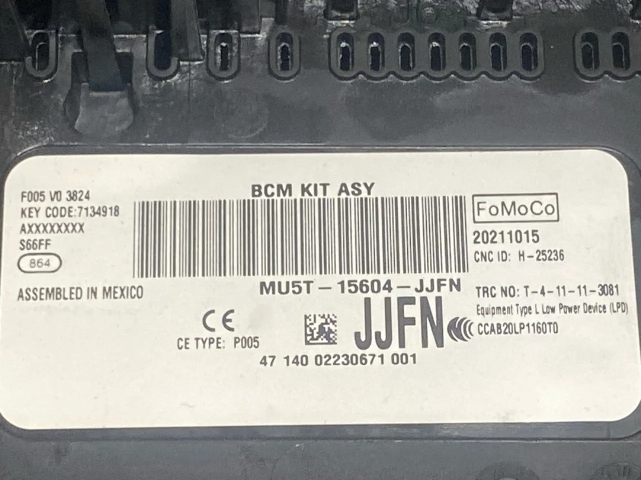 Ford MUSTANG MACH-E 2021- Vezérlőegység, klíma nézet 3
