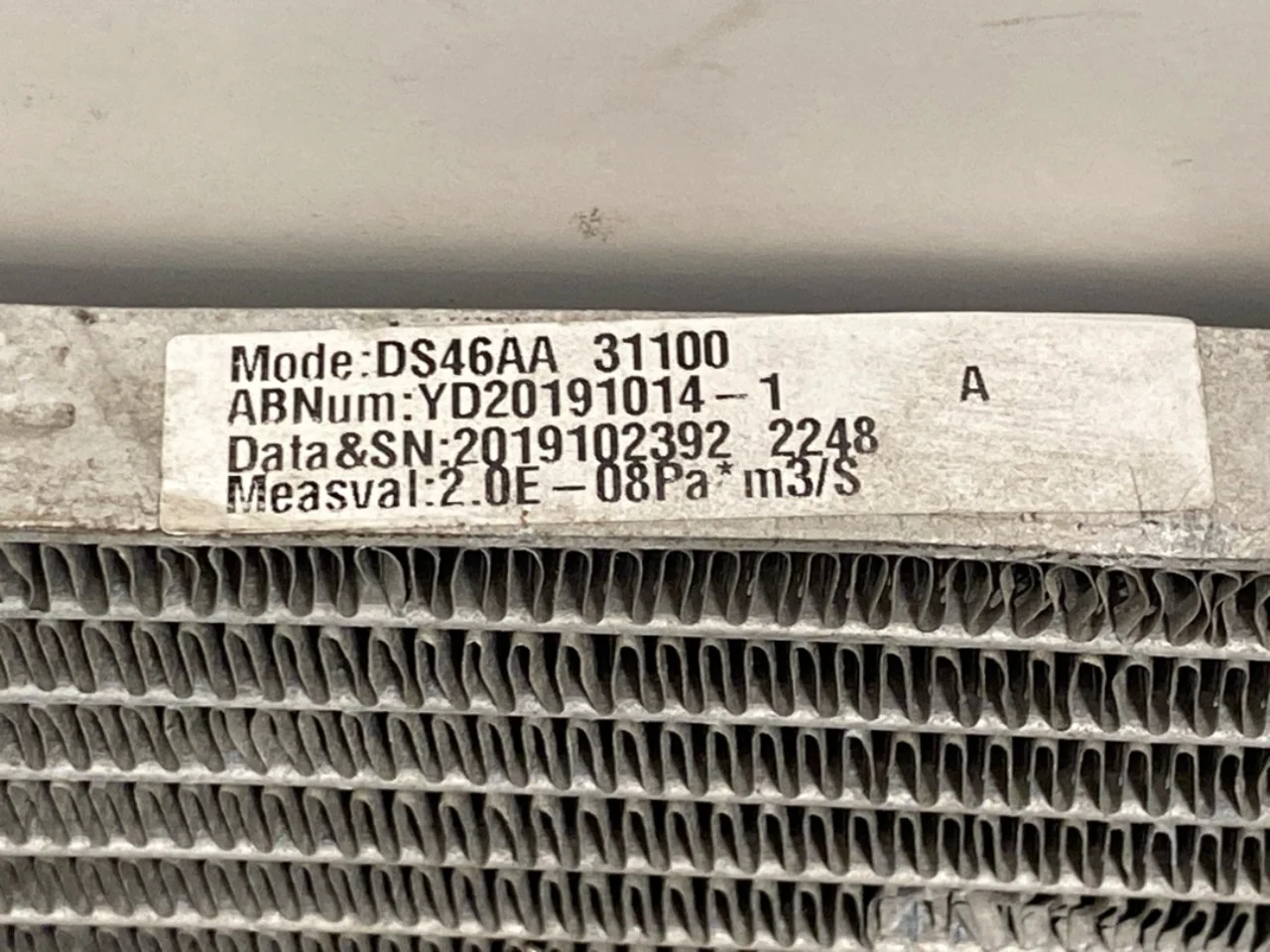 Maxus EV80 2019-> Klíma kondenzátor / hűtő nézet 3