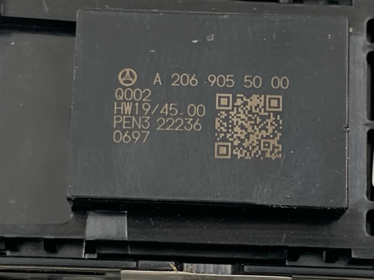 Mercedes EQS SUV X296 2022- Egyéb kapcsolók nézet 3