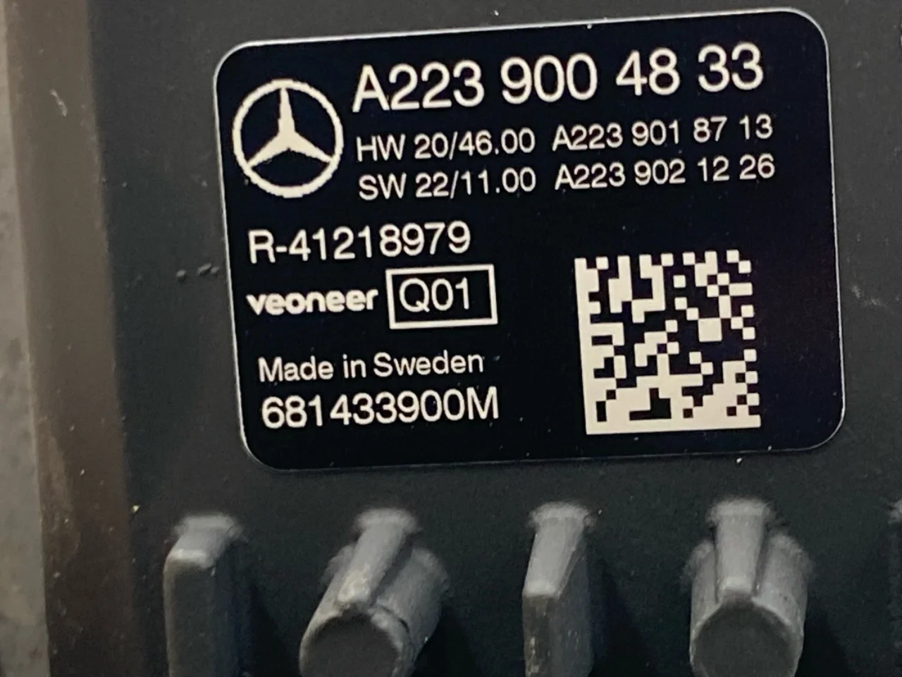 Mercedes EQS SUV X296 2022- Exterior camera view 4