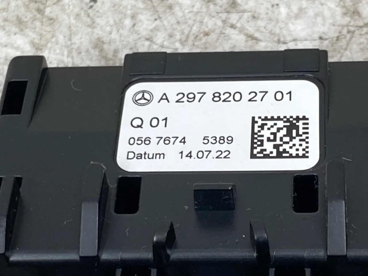 Mercedes EQS SUV X296 2022- Vezérlőegység, egyéb nézet 3