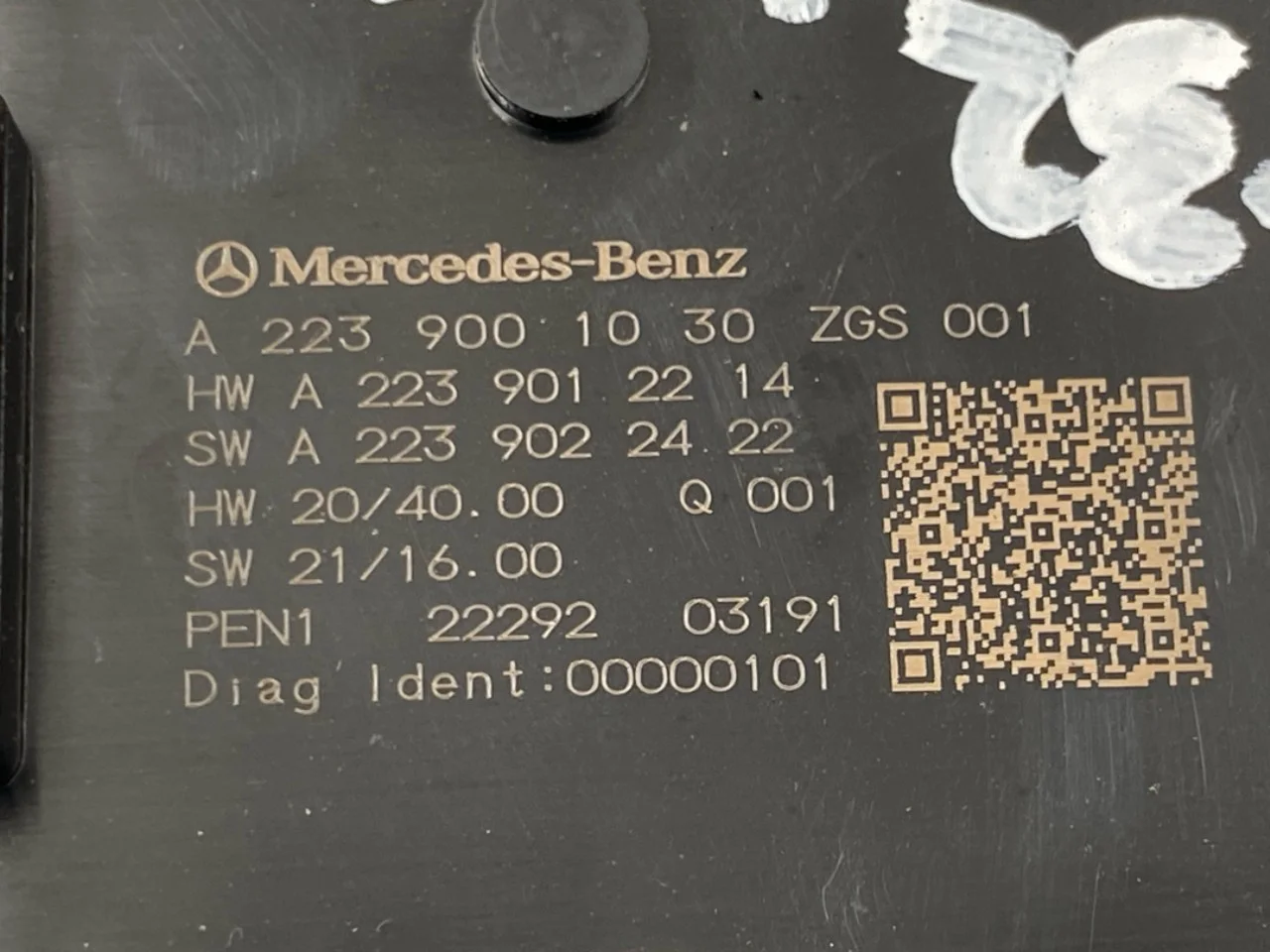 Mercedes EQS SUV X296 2022- Ablakemelő kapcsoló nézet 3