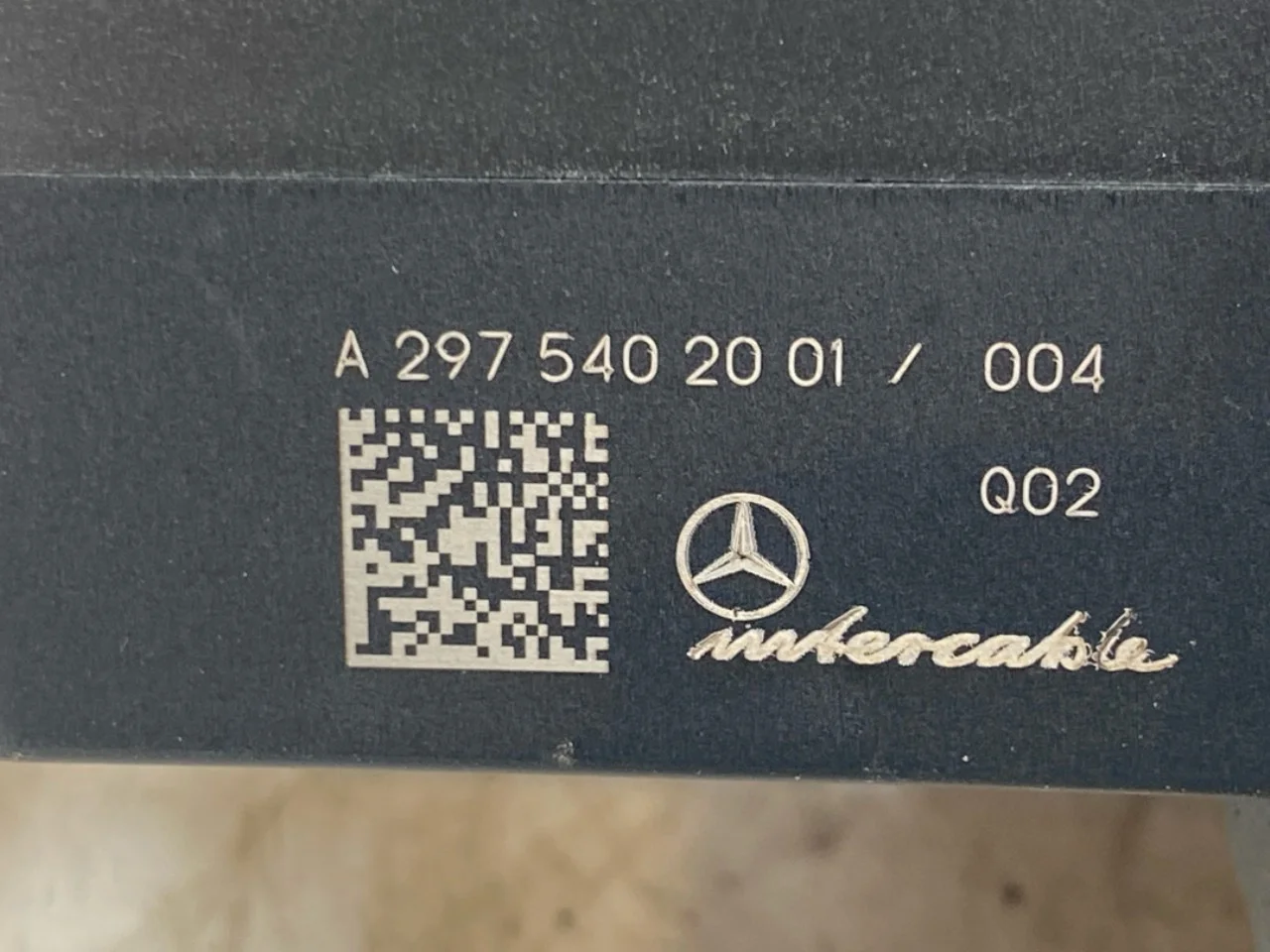 Mercedes EQS SUV X296 2022- Biztosítékdoboz / elektromos központ nézet 3