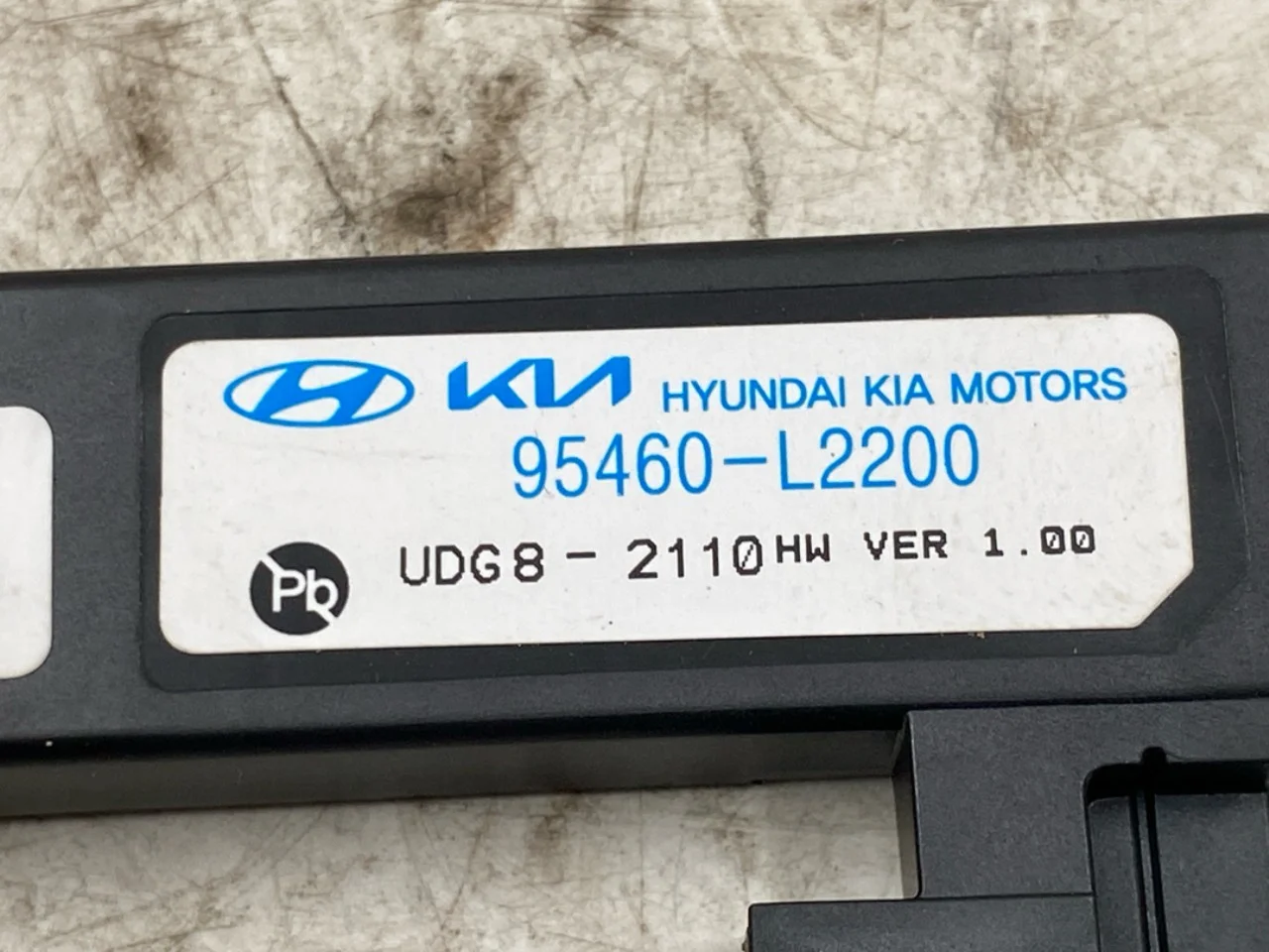 Vezérlőegység, kulcs nélküli rendszer nézet 3