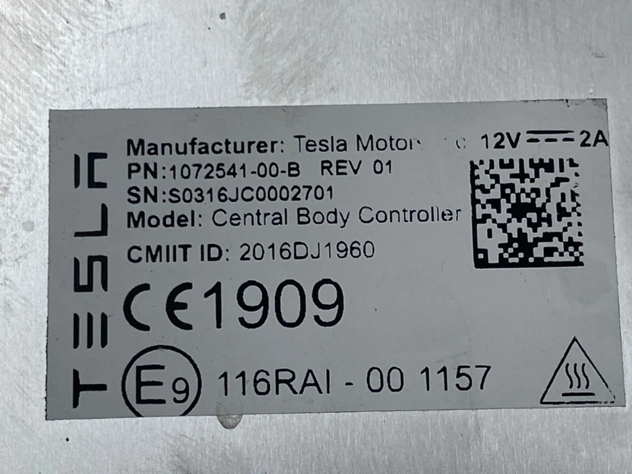 Tesla MODEL X 2016- Vezérlőegység, klíma nézet 3