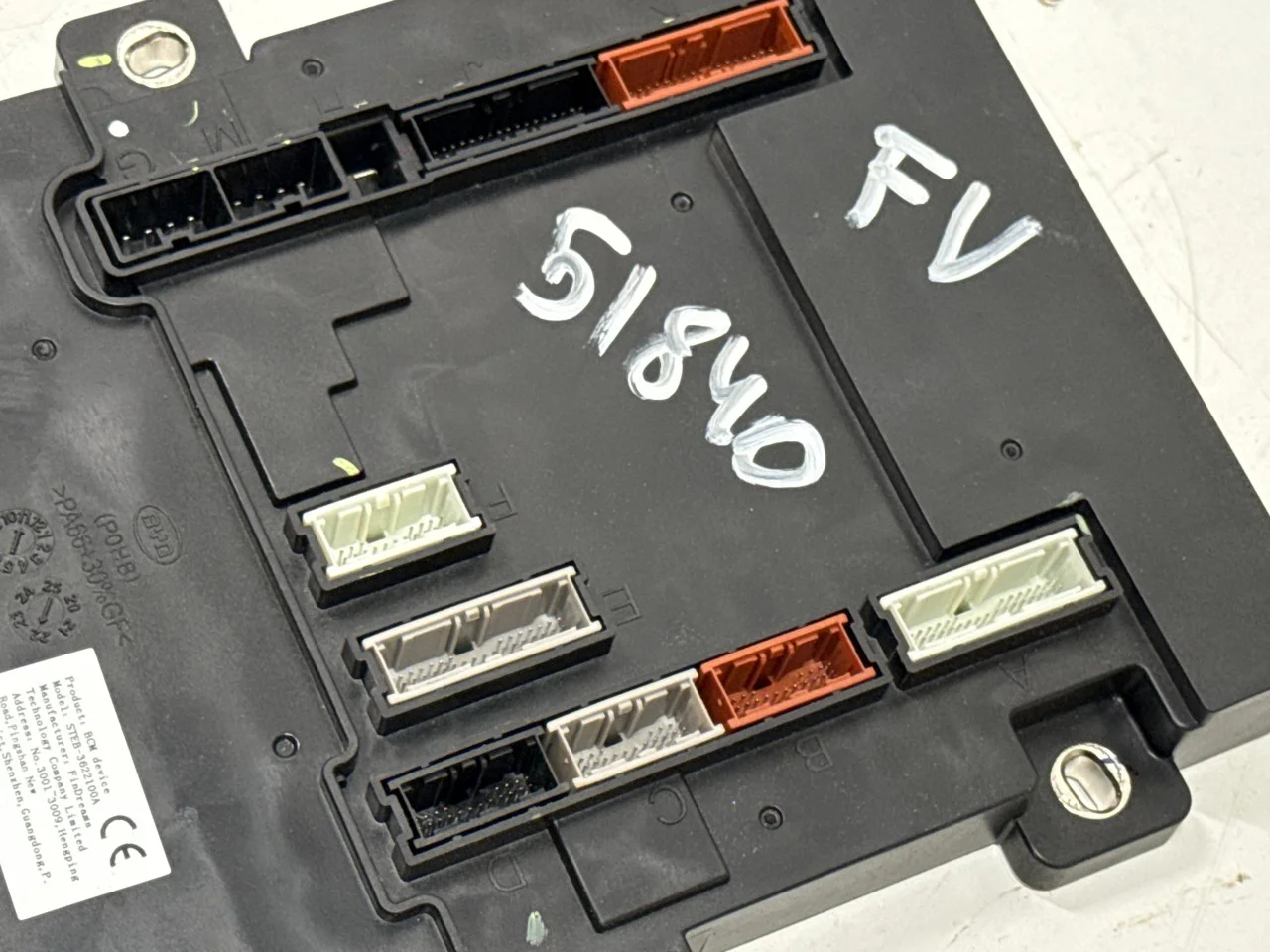 Byd TANG 2021->> Vezérlőegység, klíma nézet 2