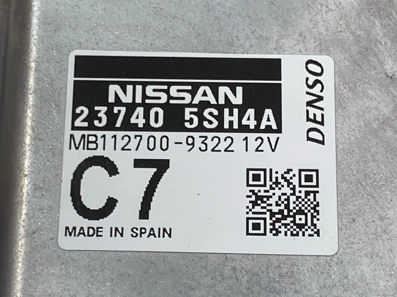 Nissan LEAF 2017-24 Vezérlőegység, befecskendezés (benzin) nézet 3