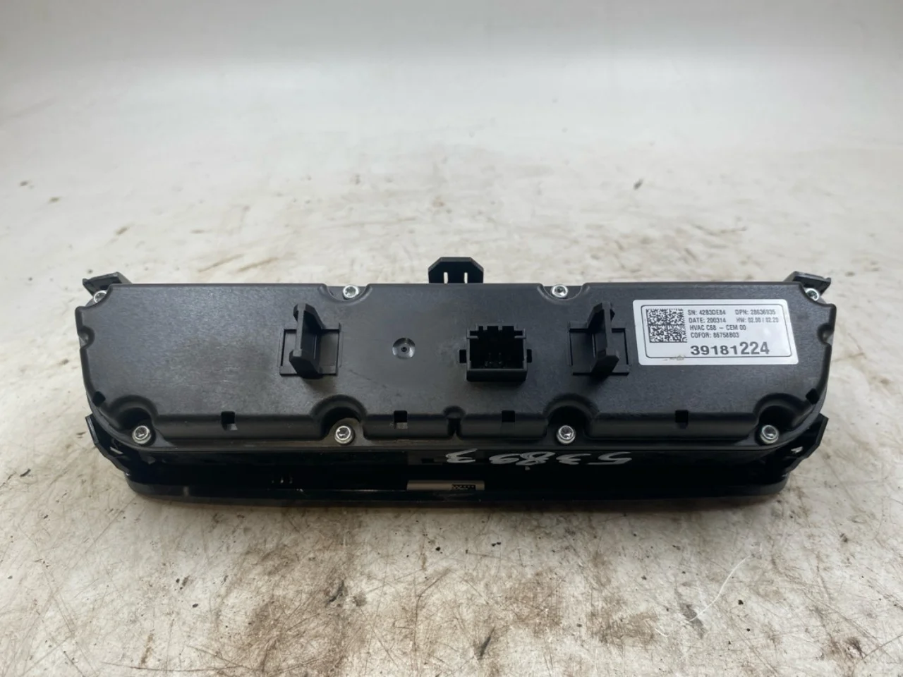 Opel / Vauxhall CORSA F 2020- Heater control unit view 3