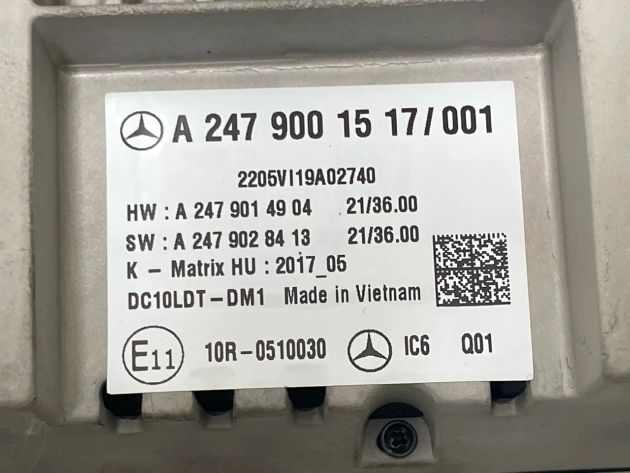 Mercedes EQB X243 2022- Műszeregység, kombinált / komplett nézet 3