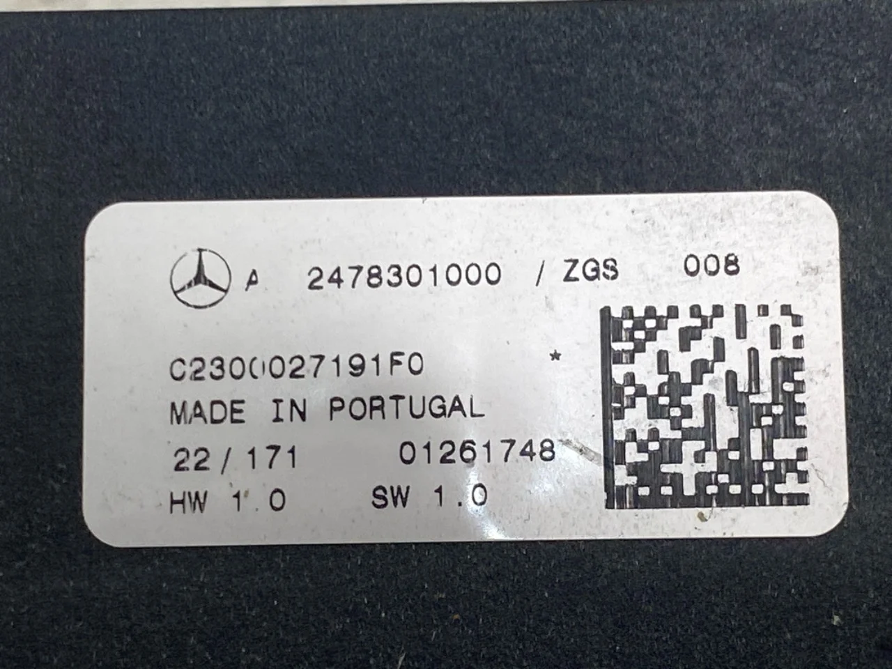 Mercedes EQB X243 2022- Încălzitor auxiliar spate vedere 3