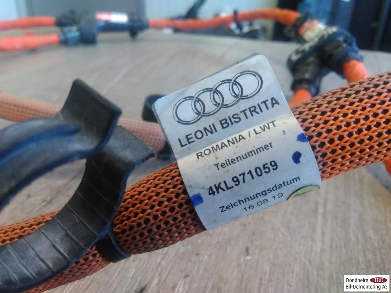 Audi E-TRON, S GE 2019- Kábelköteg, nagyfeszültségű vedere 3