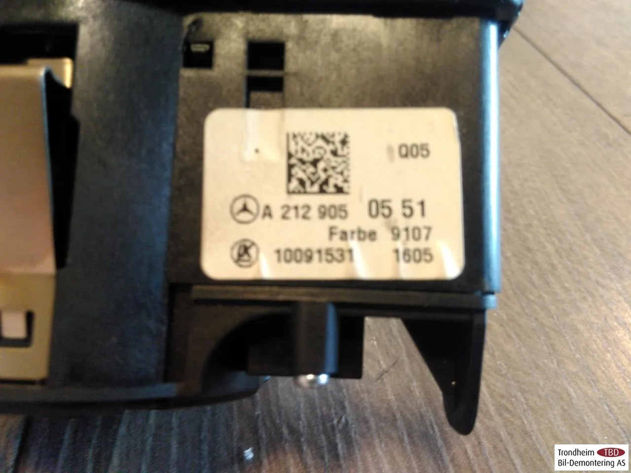 Mercedes B 180-200 W246/W242 2012-19 Fényszóró főkapcsoló nézet 3