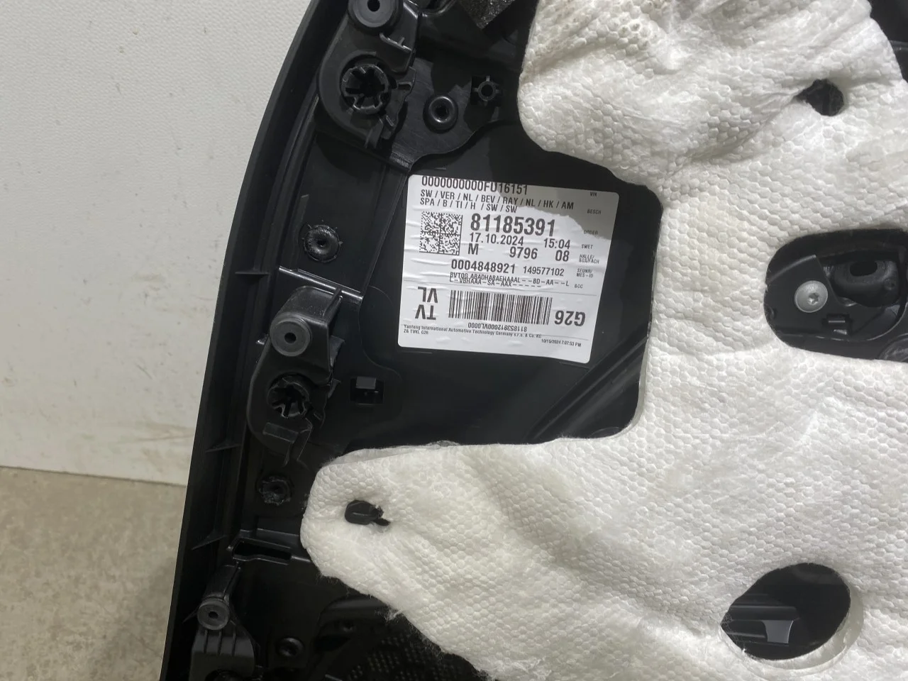 BMW I4 G26 2021-> Ajtókárpit, bal nézet 4