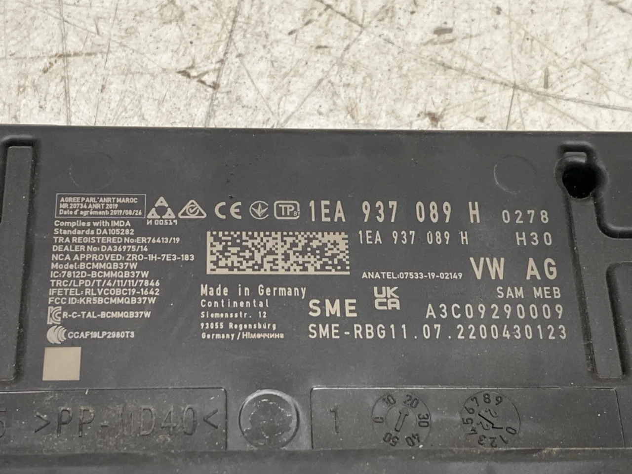 Volkswagen ID.4 2021- Vezérlőegység, klíma nézet 3